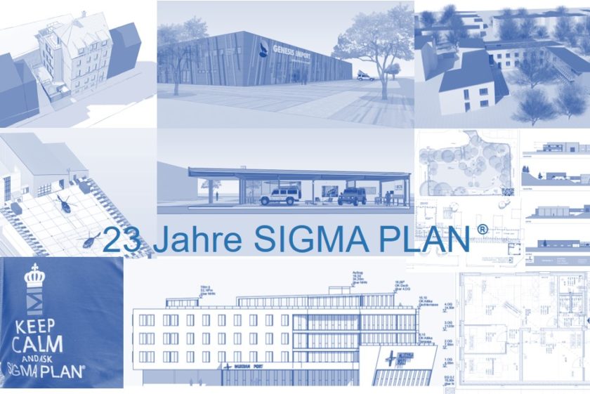 Dachlandeplatz – Heliport – Industriebau – Freianlagen – Bebauungsplan – SIGMA PLAN ® feiert!